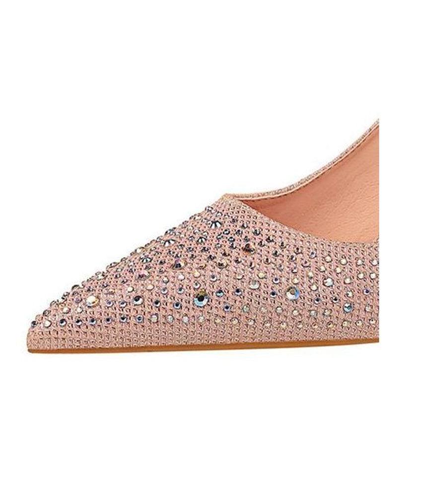 Big Tree - High-Heeled Pointed Party, Wedding or First Date Shoes! Pink