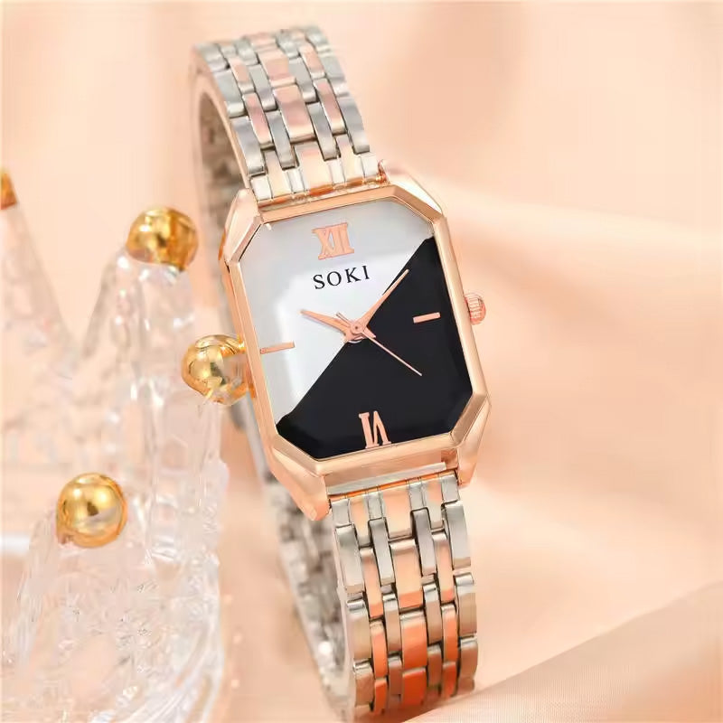 Stylish SOKI Watch and Bracelet Set