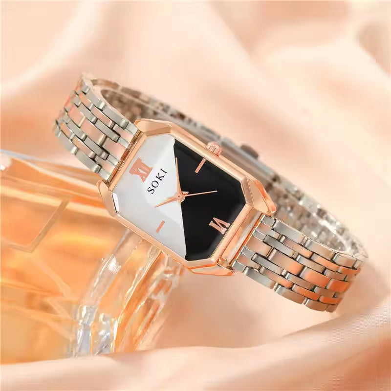 Stylish SOKI Watch and Bracelet Set