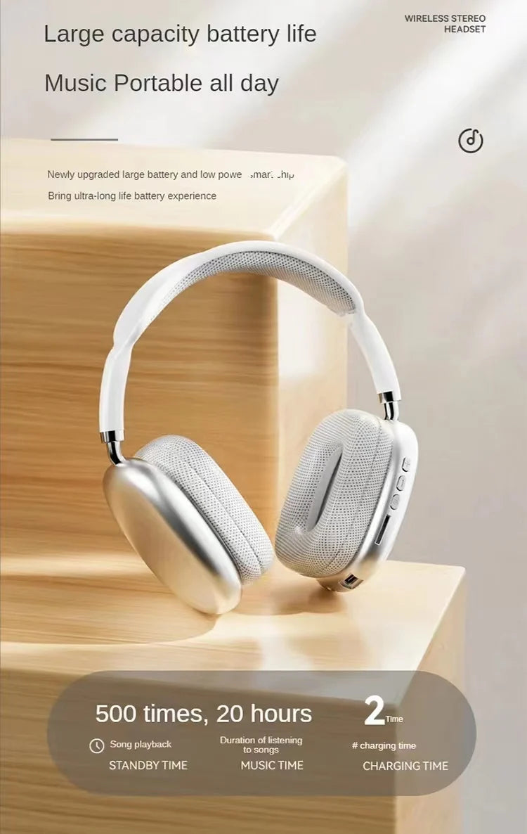P9 Over Ear Wireless Gaming Headset Noise Cancelling BT Headphones