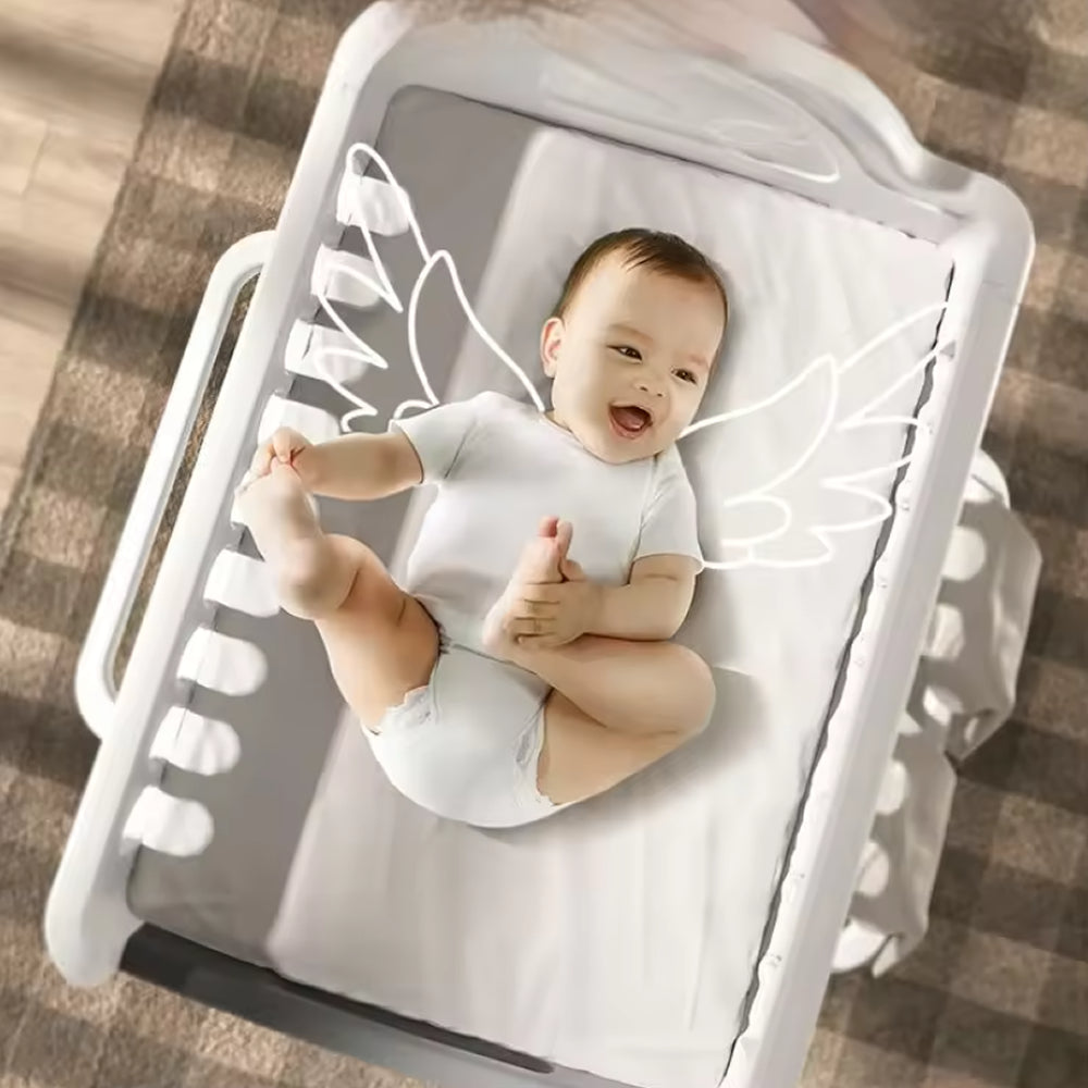 Multi-functional Pull-out Diaper-Changing Table With Storage Box Crib