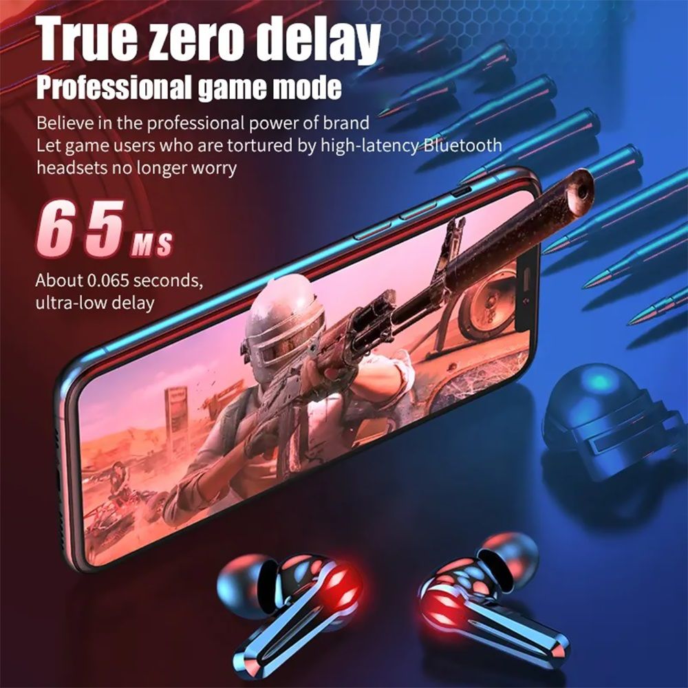 Wireless M28 Earphones with Power Bank - iOS & Android Compatible