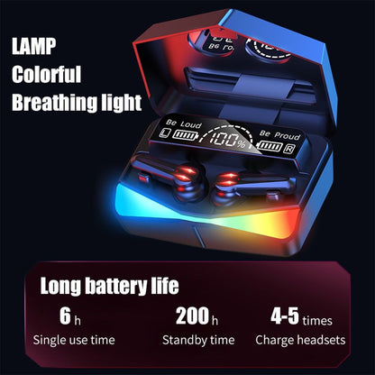 Wireless M28 Earphones with Power Bank - iOS & Android Compatible