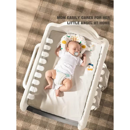 Multi-functional Pull-out Diaper-Changing Table With Storage Box Crib