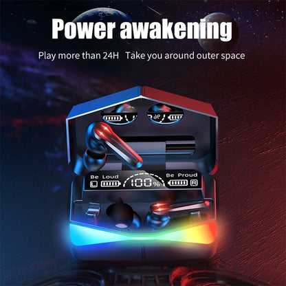 Wireless M28 Earphones with Power Bank - iOS & Android Compatible